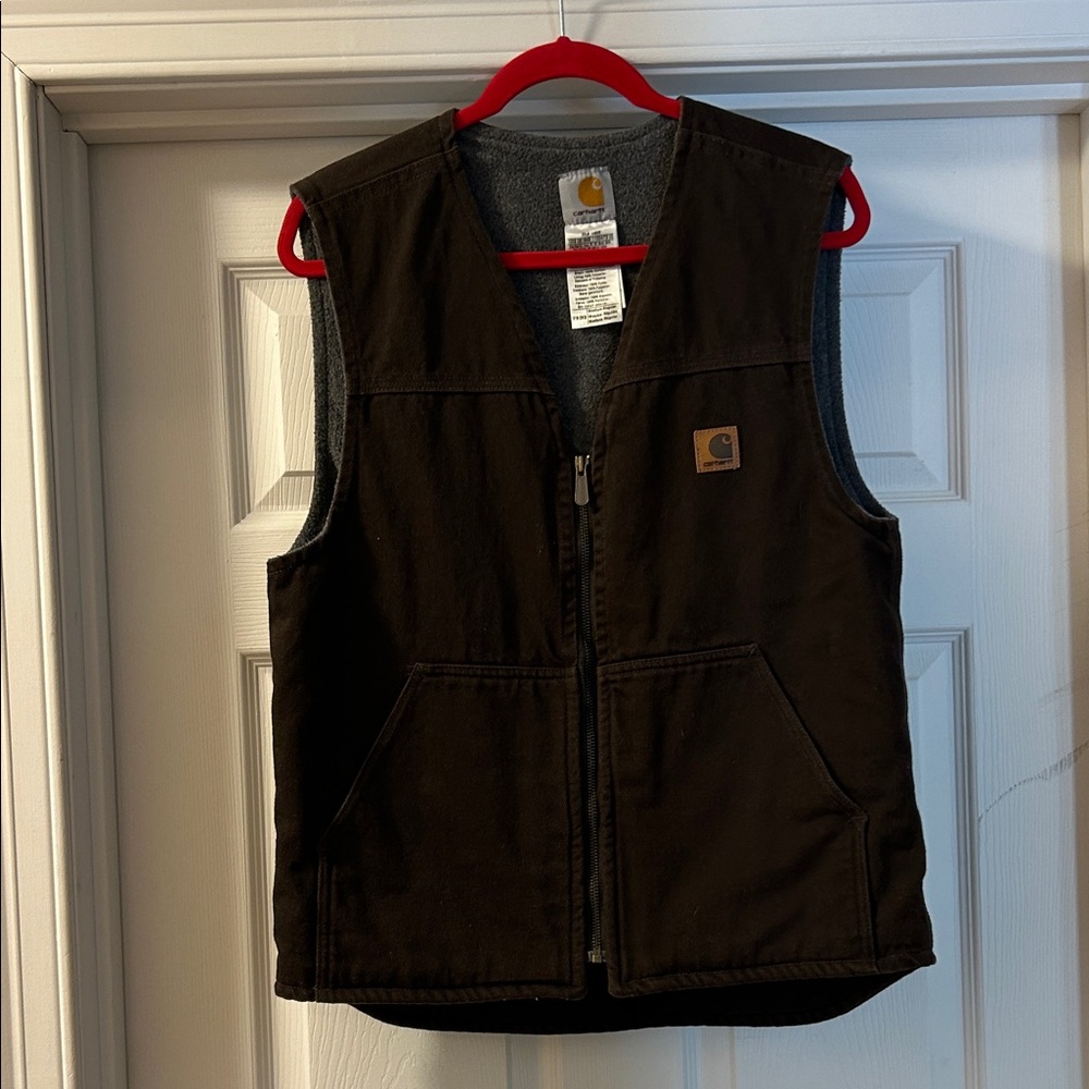 Carhartt Dark Brown Work Vest